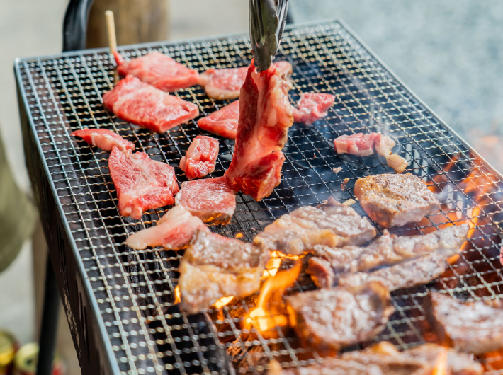 バーベキューや焼肉パーティに熱食のテイクアウト！